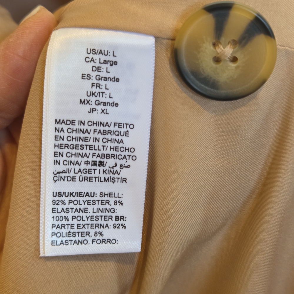 The Drop Women's Blake Tan Blazer - Picture 8 of 9